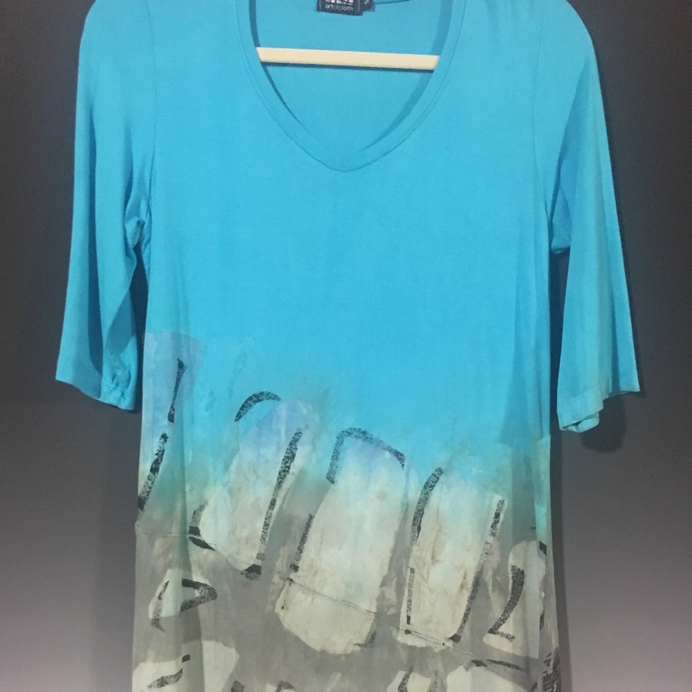 Hand dyed tunic
